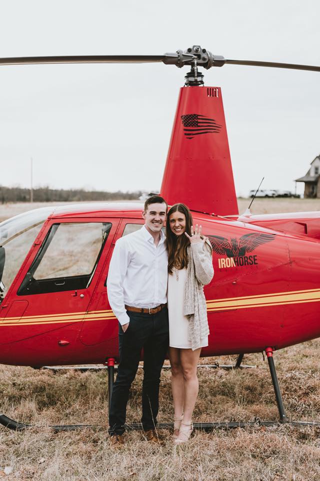 tulsa wedding venues helicopter