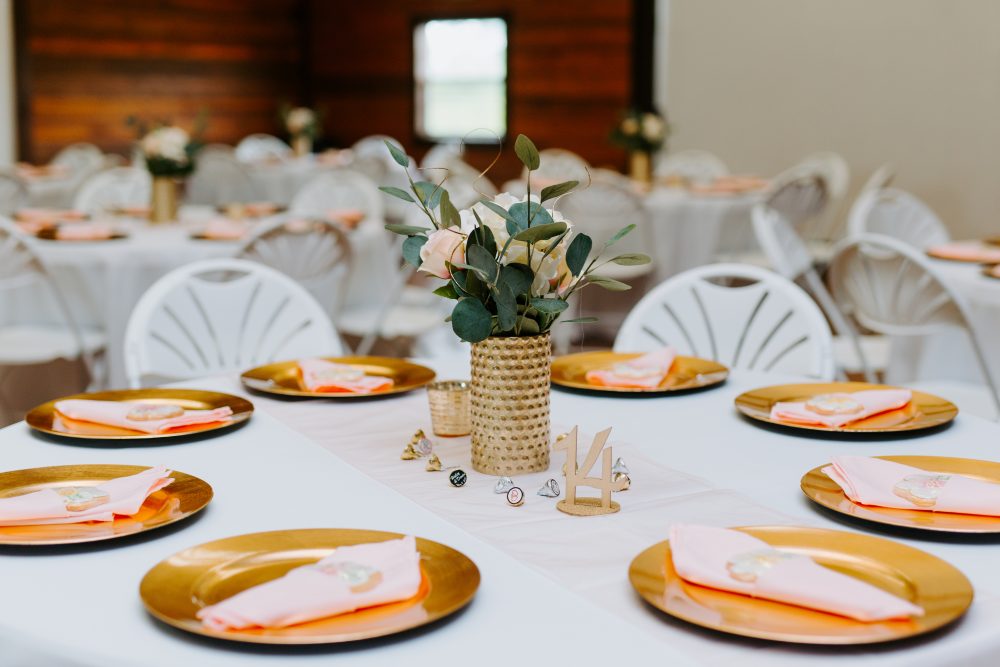 Blush table package